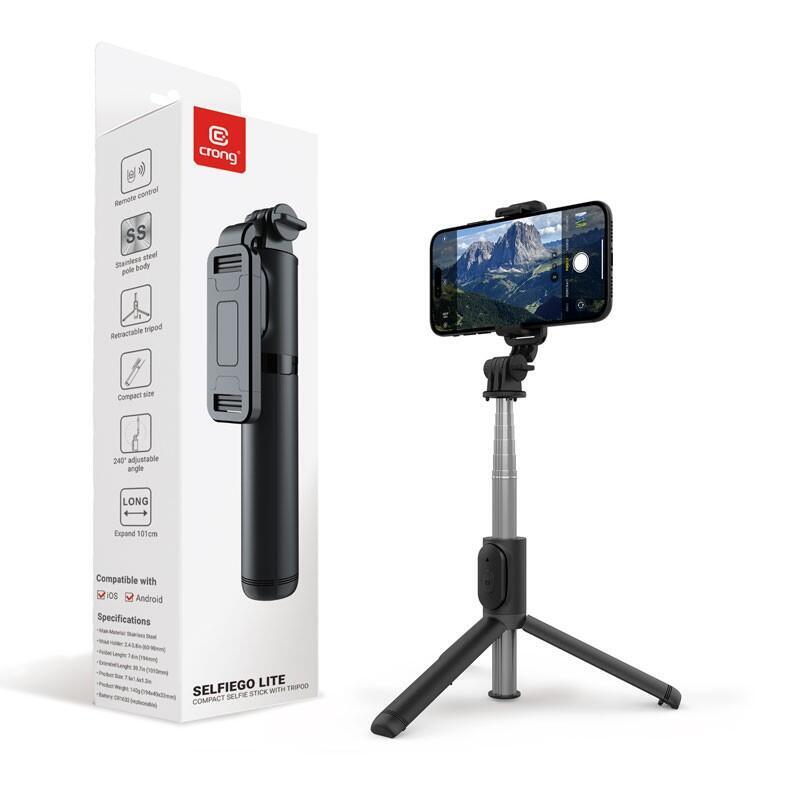 Compact Selfie Memoria Usb     Bluetooth Tripod Negro