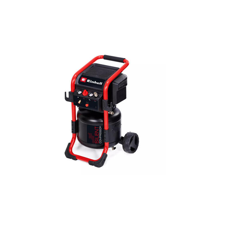 Compresor Einhell Te-Ac 240/24 Silent Negro/Rojo, 1.500 Vatios 4010452