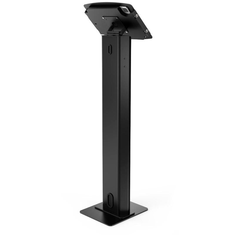 Compulocks Ipad Pro 12.9" (3-6th Gen) Space Enclosure Brandable Floor Stand Base (Base De Suelo Caja Kit De Adaptación 2 Llaves) Para Pc Tablet Bloqueable Aluminio De Alta Calidad Negro Tamaño De Pantalla: 12.9" De Suelo Para Apple Ipad