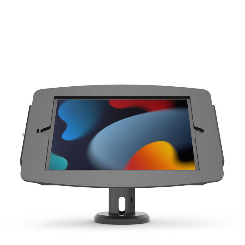 Compulocks Ipad Pro 12.9" (3 6th Gen) Space Enclosure Tilting Stand 4" Kit De Montaje (Caja Base Con Poste) Para Pc Tablet Bloqueable Aluminio De Alta Calidad Negro Tamaño De Pantalla: 12.9" Para Apple Ipad Pro De 12 9" (3ª Generación 4ª