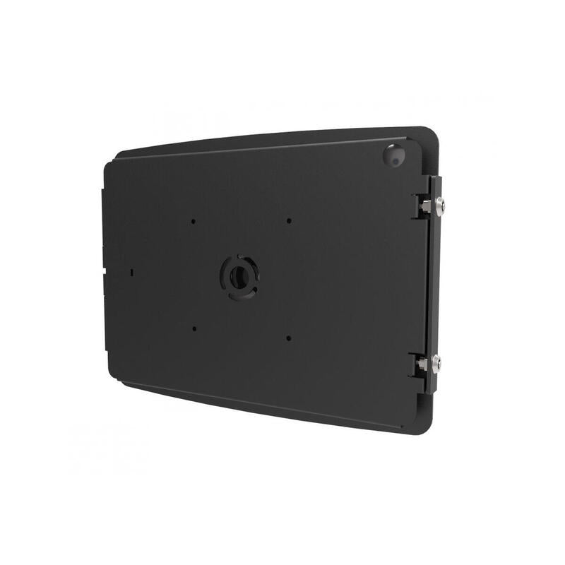 Compulocks Ipad Pro 12.9" (3 6th Gen) Space Enclosure Tilting Stand 8" Kit De Montaje (Caja Base Con Poste) Para Pc Tablet Bloqueable Aluminio De Alta Calidad Negro Tamaño De Pantalla: 12.9" Para Apple Ipad Pro De 12 9" (3ª Generación 4ª