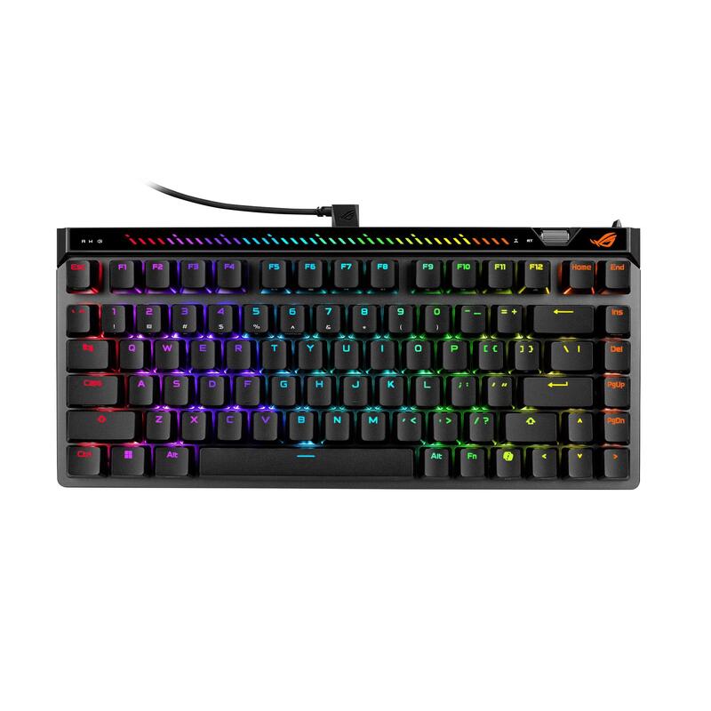 Con Fil - Rog Hfx V2 Magnetic Switch - 75% Tkl - Usb 2.0 - Aura Sync Rgb - Repose-Poignet Detachable