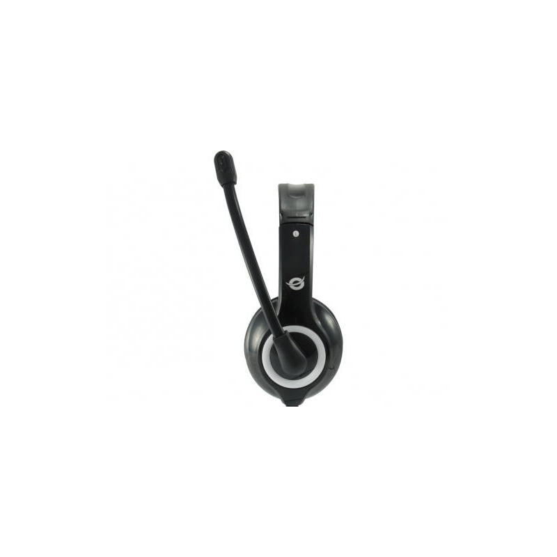 Conceptronic Auriculares Diadema+Microfono Cchatstaru2b Negro Compatible Con Voip Alimentacion Usb C