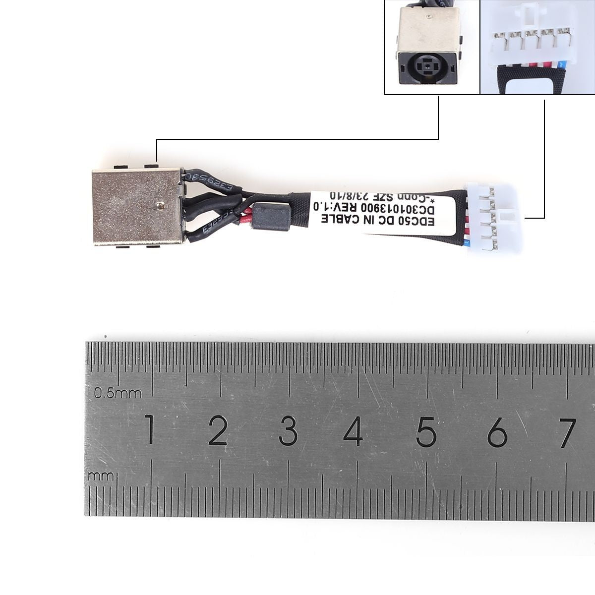 Conector Dc Jack Para Portátil Dell Latitude 5500 5501 5502 5505 Precision 3540 3541 3542 0W3P6G W3P6G Edc50 Dc301013900