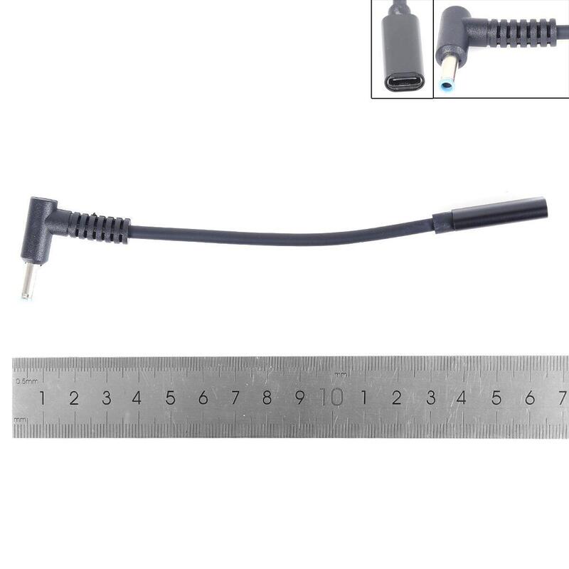 Conector Cable De Cc Adaptador De Corriente Cc Usb C A 4,5 X 3,0 Mm 65 W 15 Cm Usb C A 4,5 X 3,0 Mm 65 W 15 Cm