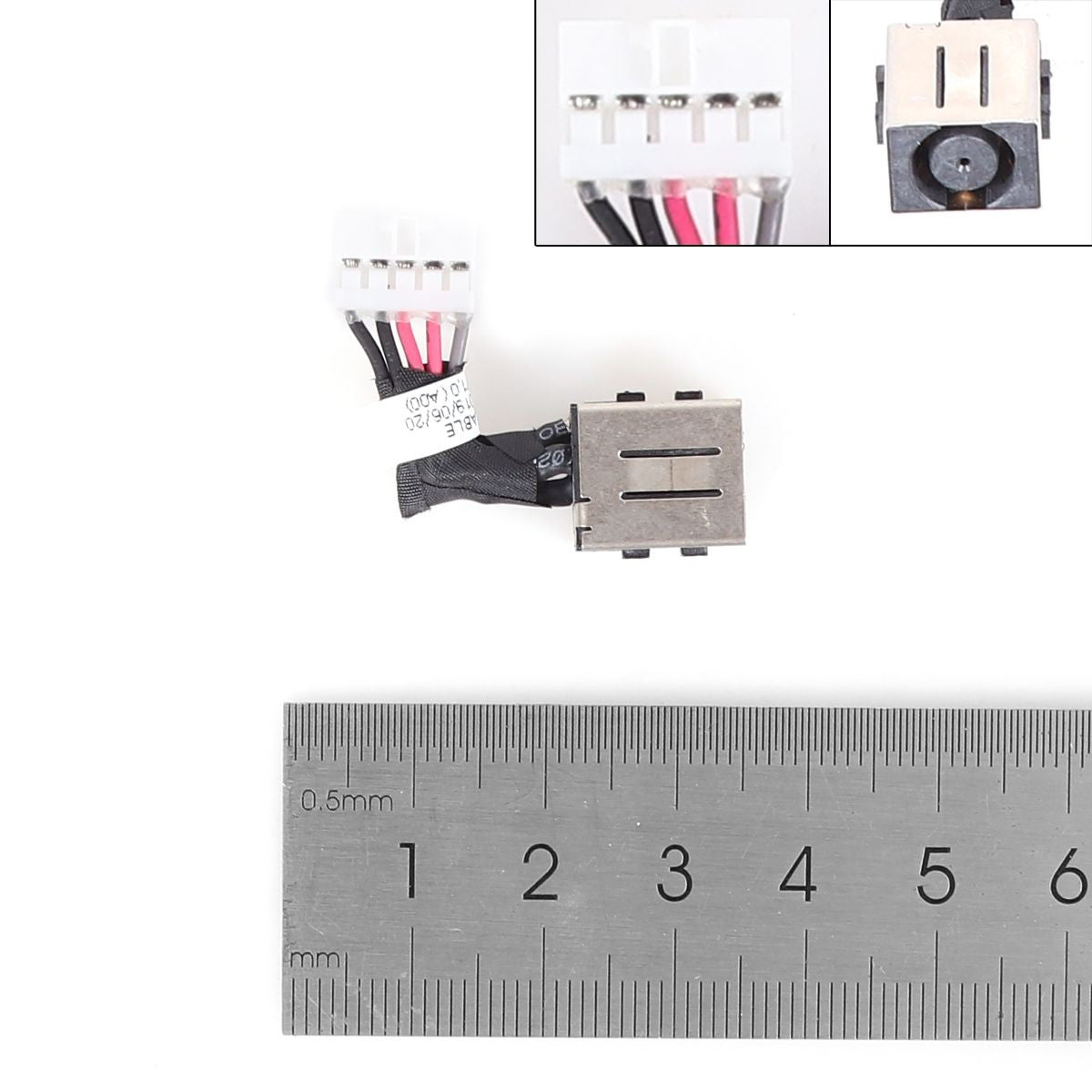 Conector Dc Jack Para Portátil Dell Latitude 5580 5590 Precision 3520 Dc30100Yx00 098C6H Dc30100Yx00 098C6H