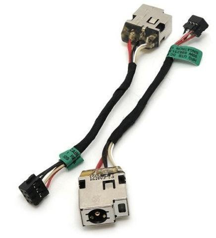 Conector Dc Jack Con Cable Para Portátil Hp 15-B109Wm 15-B161Ea 15-B107Cl 698231-Yd1 Cbk00326-0075 6 Orificios