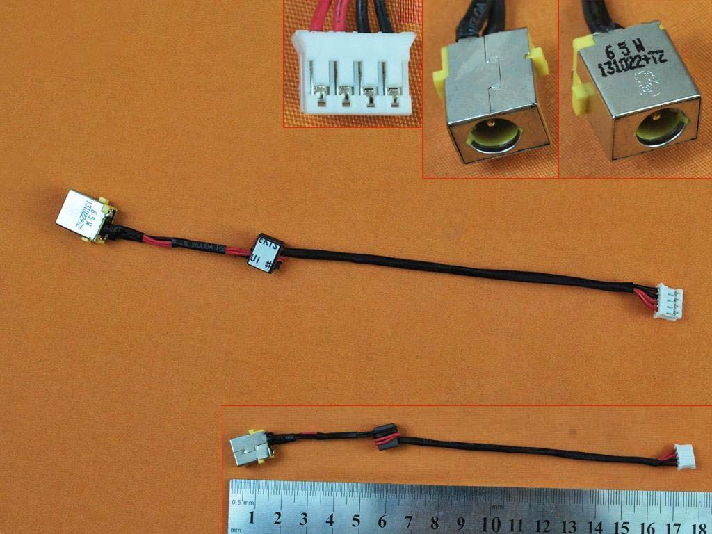 Conector Dc Jack Para Portátil Acer Aspire V3-531 V3-531G V3-551 V3-551G V3-571 50.Rzgn2.001 65 Bt Pj338
