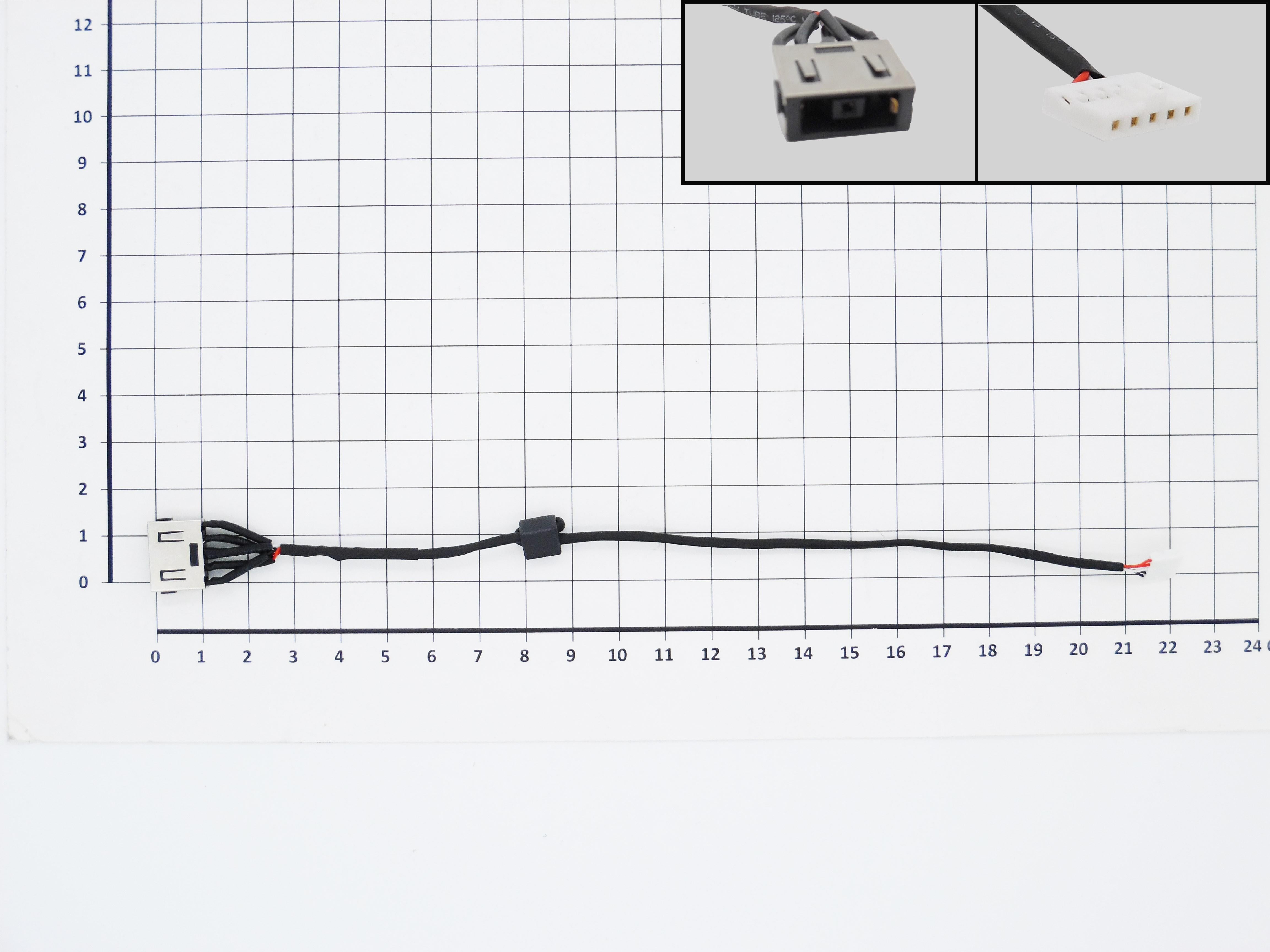 Conector Dc Jack Con Cable Para Portátil Lenovo G50-70 G50-80 G50-85 Z50-70 22.3Cm