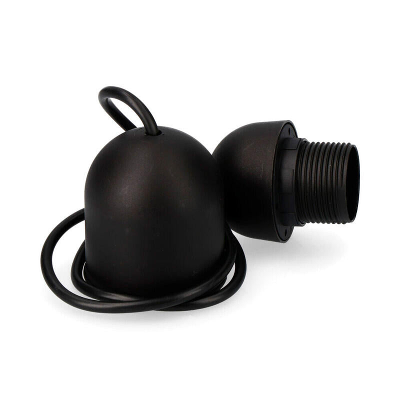Conjunto Colgante Negro E27 Longitud 80cm
