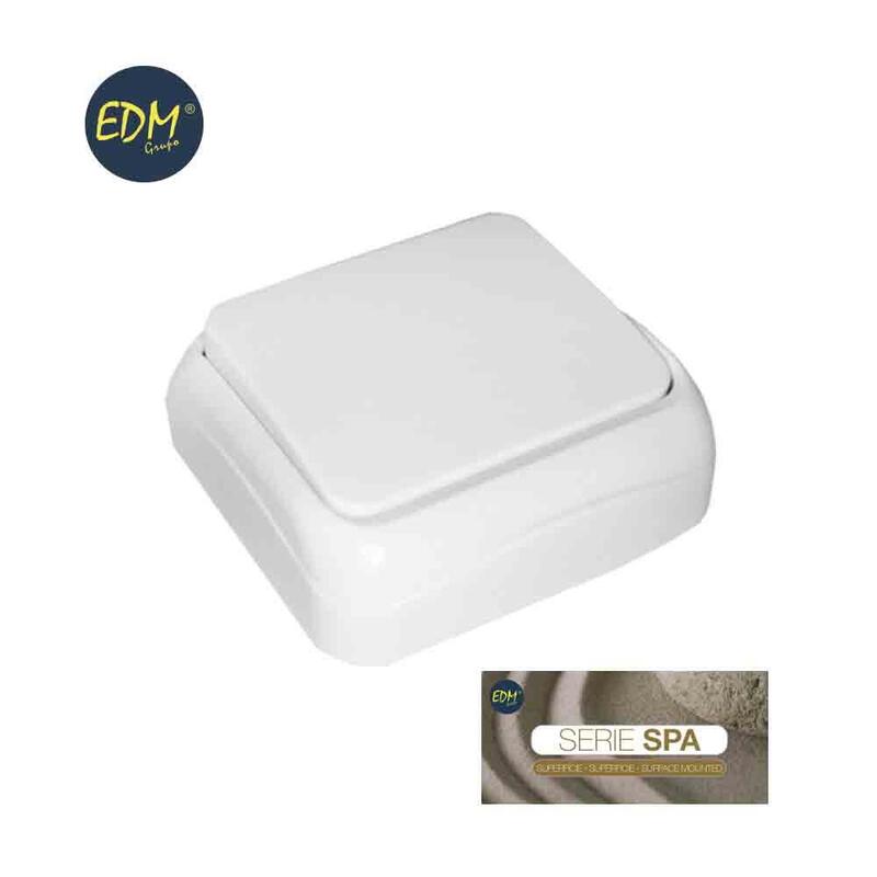Conmutador Superficie Serie Spa 77 X 77 X 30 Mm
