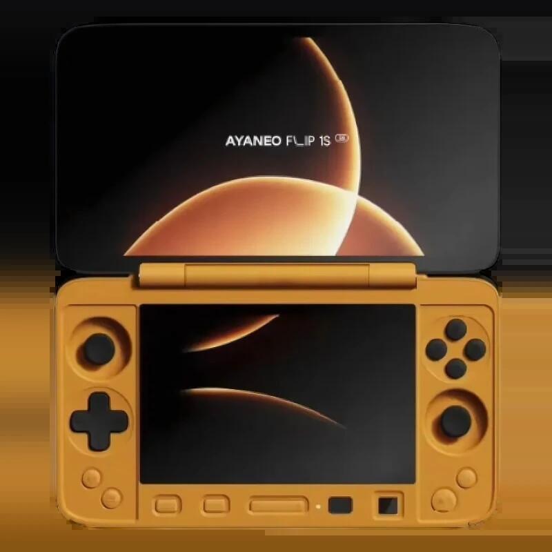 Consola  Ayaneo Flip 1s Amd Ryzen Ai Hx 370 32gb/1tb Amarillo Retro