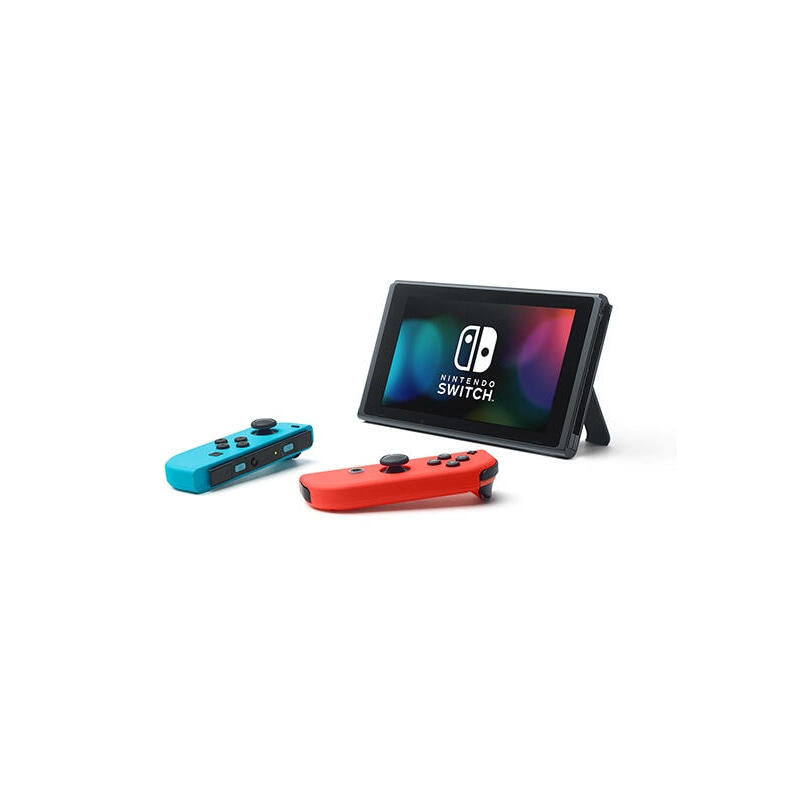 Consola Nintendo Switch Red&Blue V1.1 Consola + Base + 2 Mandos Joy-Con + 2 Correas Para Mandos + Soporte + Cable Hdmi + Adaptador Corriente