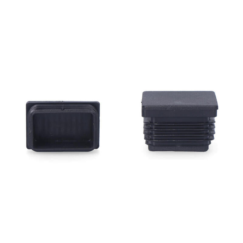 Contera Interior Rectangular Con Aleta 30x20mm Negra