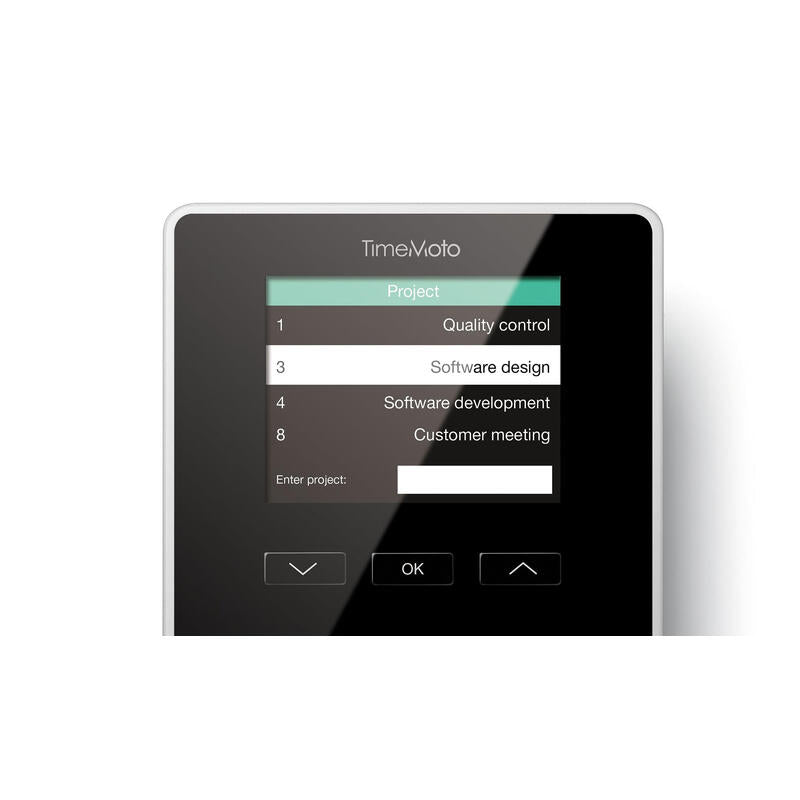 Controlador De Presencia Safescan Timemoto Tm-626 Tarjeta Rfid/Llavero/Pin/Huella Dactilar Pantalla 7cm Hasta 200 Usuarios Lan/Wifi/Usb