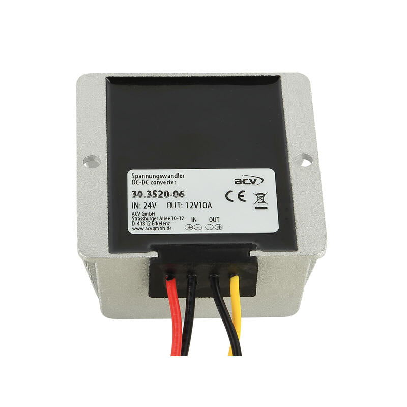 Convertidor De Voltaje Acv 24 Voltios> 12 Voltios Máx.10a