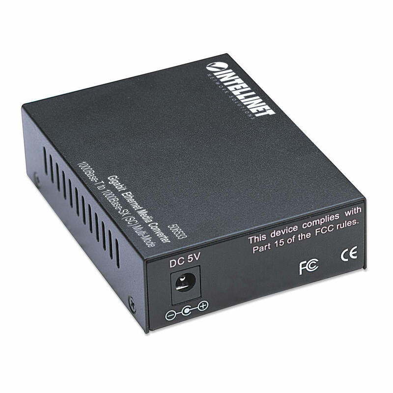 Convertidor Intellinet Gigabit Ethernet, 1000base-T A 1000base-Sx (Sc) Multimodo