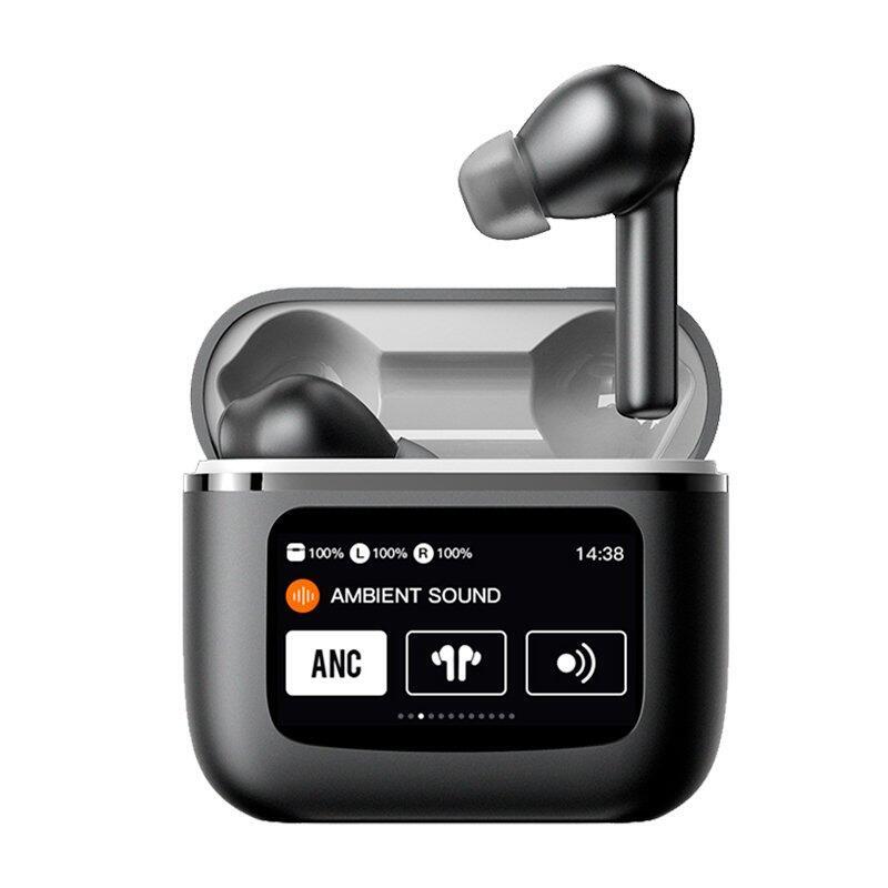 Cool Auriculares Stereo Bluetooth Earbuds Lcd Touch Negro