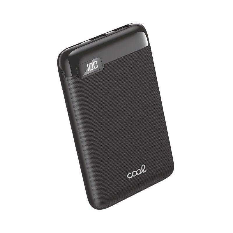 Cool Bateria Externa Power Bank 5000 Mah Display  10w Negro