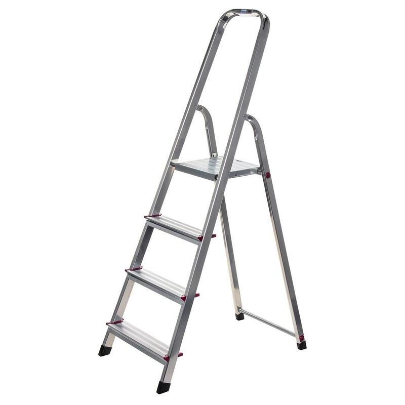 Corda Escalera Aluminio Doméstica 4 Peldaños 000705