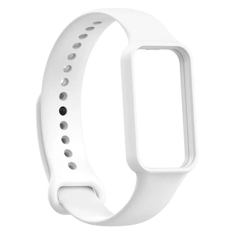 Correa De Silicona Amazfit Band 7 Blanco