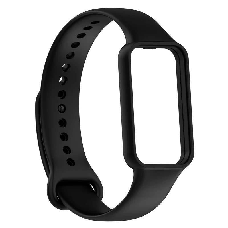 Correa De Silicona Amazfit Band 7 Negro