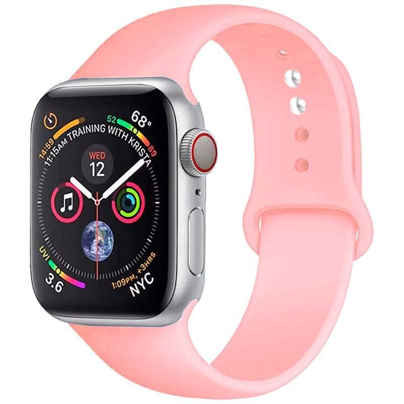 Correa De Silicona Apple Watch 42/44/45/49mm (Rosa)