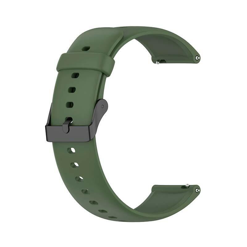 Correa De Silicona Realme Watch 3 / 3 Pro Verde Oscuro
