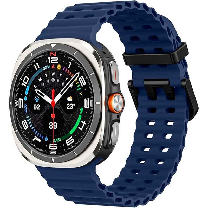 Correa De Silicona Samsung Galaxy Watch Ultra Azul Oscuro