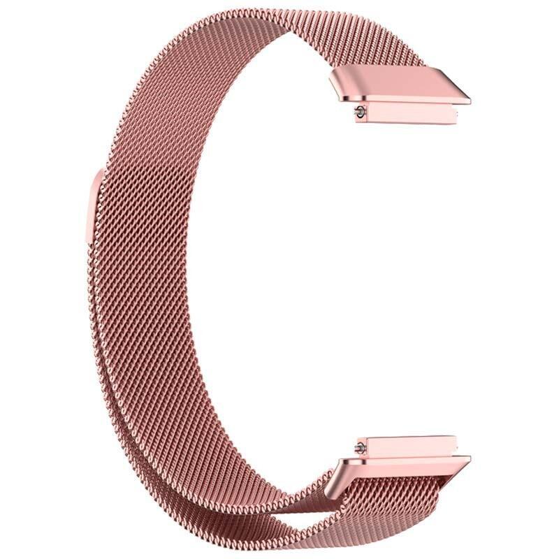 Correa Huawei Band 7 Milanesa Magnética Rosa