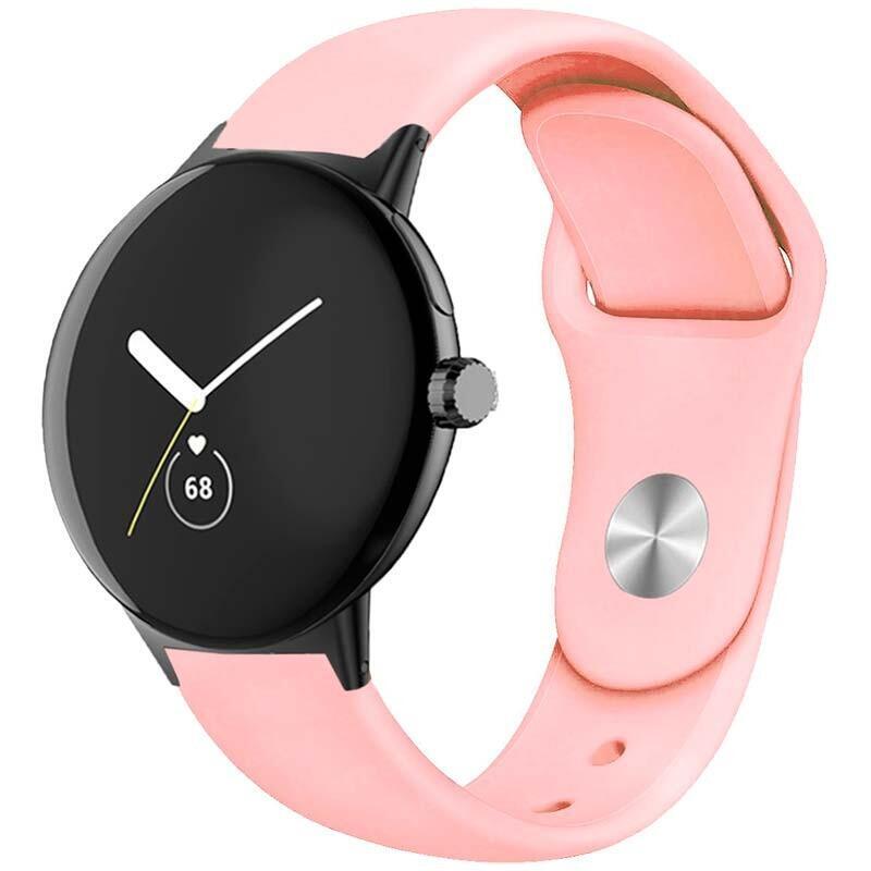 Correa Universal Elegance Silicona 20mm Salmón Para Smartwatch Xiaomi/Amazfit/Samsung/Huawei/Realme/Ticwatch