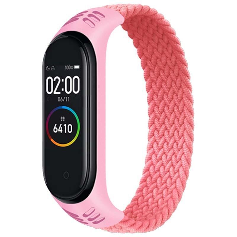 Correa Xiaomi Mi Smart Band 6 / Mi Band 5 / Amazfit Band 5 Tpu Uni Color L (Rosa)