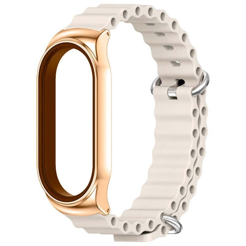 Correa Xiaomi Mi Smart Band 6 / Mi Band 5 / Amazfit Band 5 Wave Beige