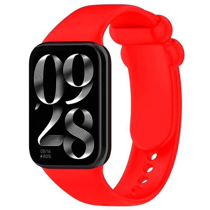 Correa Xiaomi Mi Smart Band 8 Pro / Redmi Watch 4 Silicona Rojo