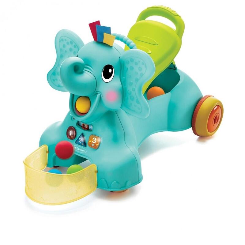 Correpasillos Sensoryczny 3w1 Infantino - Elefante
