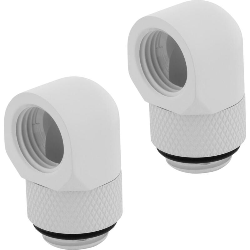 Corsair Hydro X Series 90° Rotary Pack 2 Adaptadores Blanco