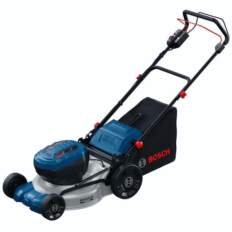 Cortacésped  Bosch Pro Autopropulsado A Batería Gra18v2-46sp (Anchura De Corte: 46 Cm, Altura De Corte: 30-70 Mm, Cesto De Tela De 60 L, Tapón Para Triturado, Sin Batería)
