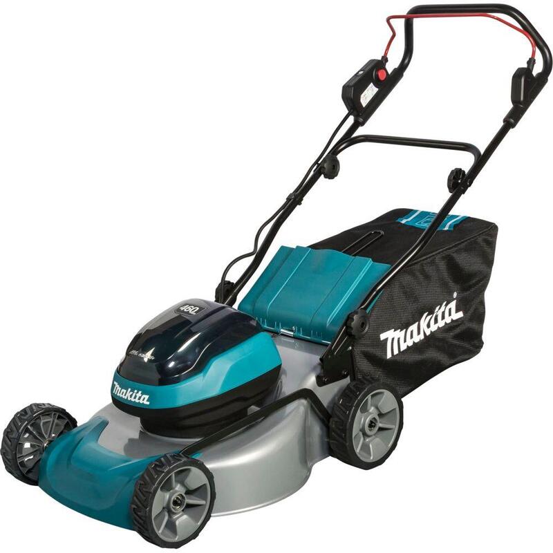 Cortacésped Inalámbrico Makita Dlm466z, 36 Voltios (2x18 Voltios) Azul/Negro, Sin Batería Ni Cargador Dlm466z