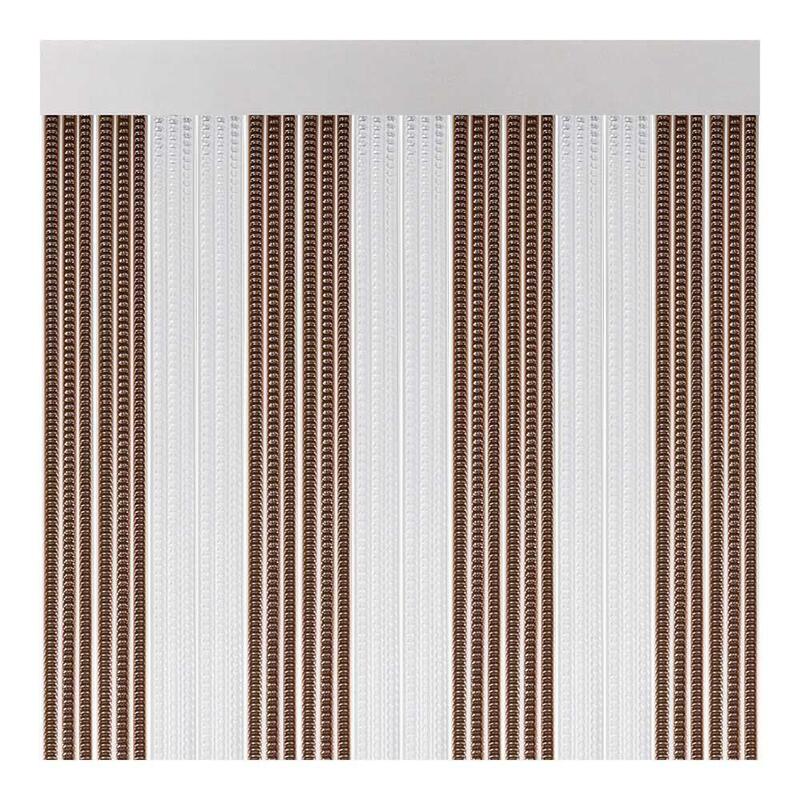 Cortina Puerta Lisboa Color Marron-Cristal 90x210cm M63185 Acudam