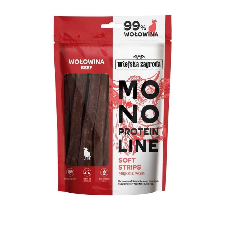 Country Farm Monoproteína Rayas De Carne Blanda (Adultos) - Para Perro  - 100g