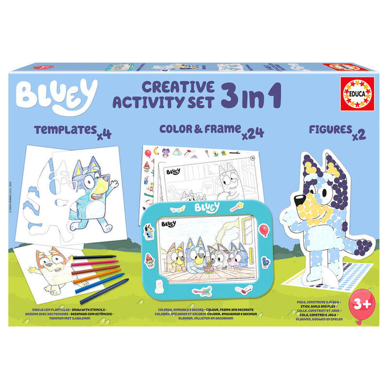 Creative Activity Set Set 3 In 1 Frame Bluey
