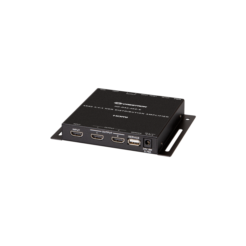 Crestron 1:2 Hdmi  Distribution Amplifier W/4k60 4:4:4 & Hdr Support (Hd-Da2-4kz-E) 6509696
