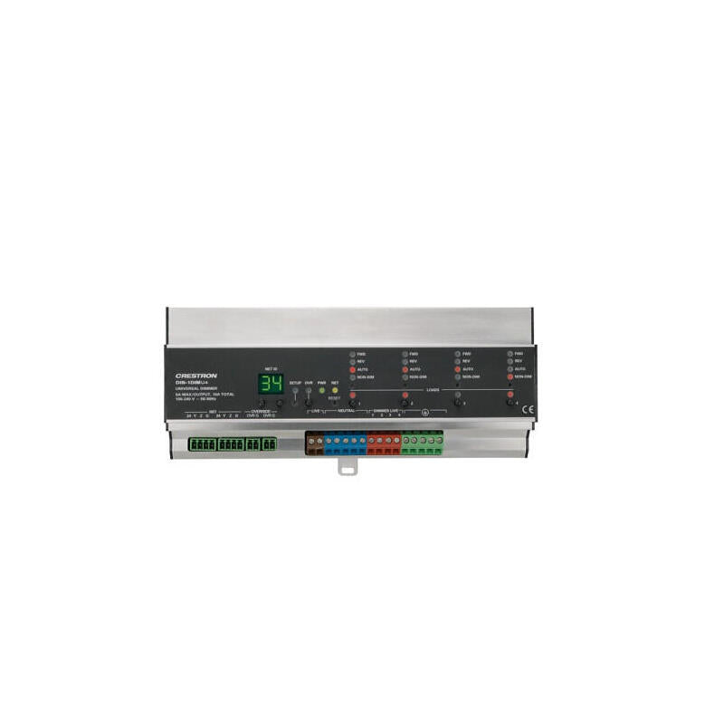 Crestron Din Rail Universal Dimmer, 1 Feed, 4 Channels (Din-1dimu4) 6501748