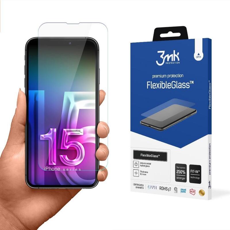 Cristal Híbrido Flexibleglass Iphone 15 6,1 Pulgadas