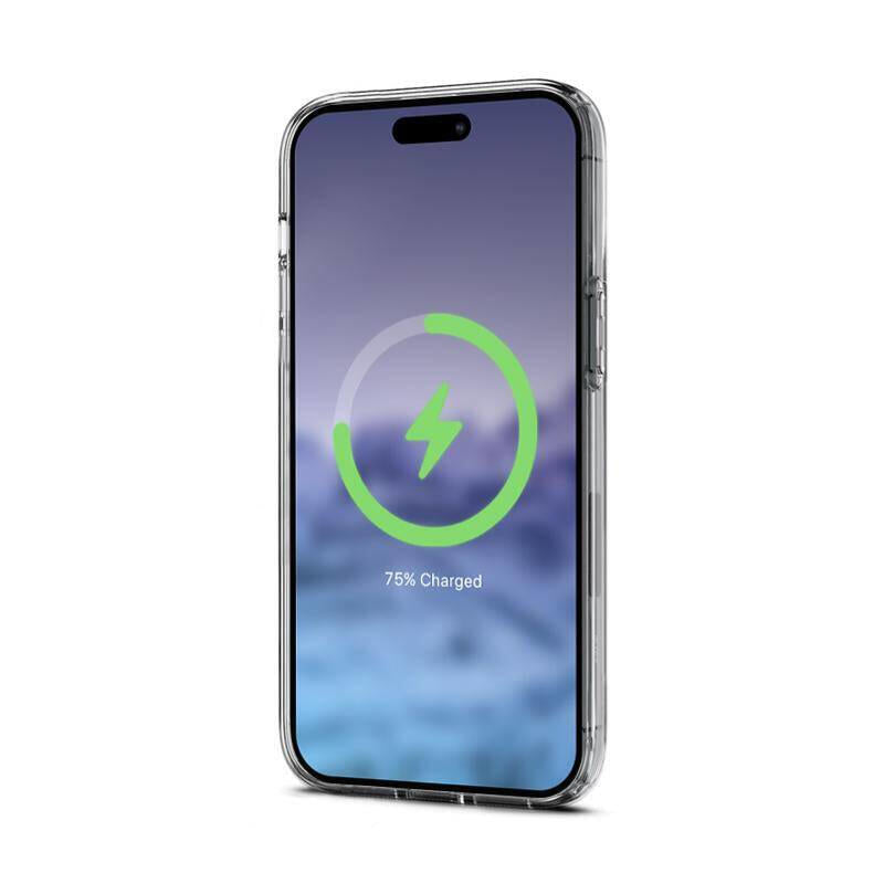 Crong Clear Mag Cover - Funda Magsafe Para Iphone 15 (Transparente)