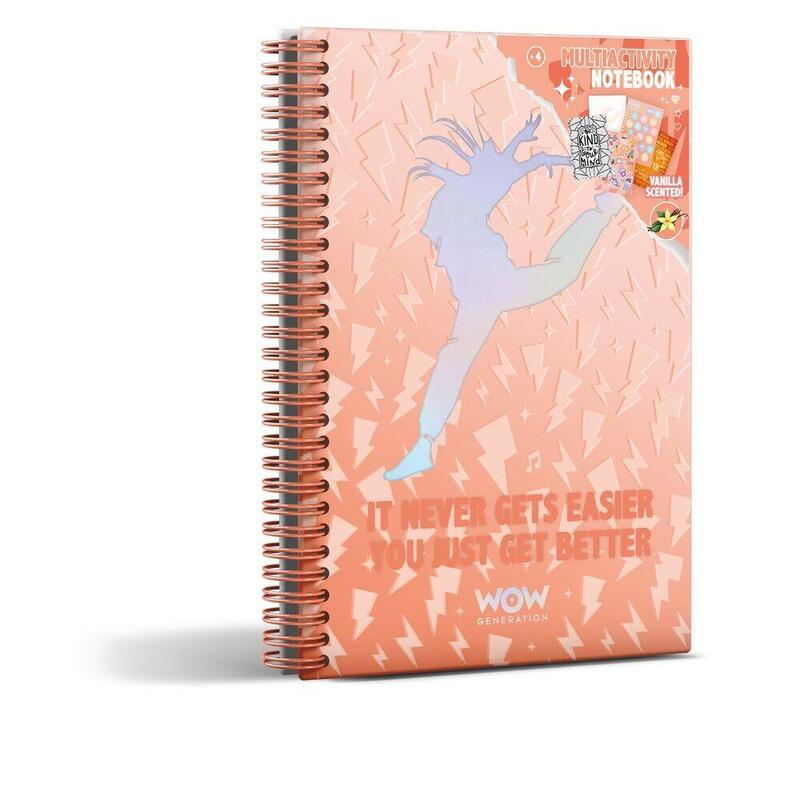 Cuaderno A5 Bailarina Megan Wow Generation