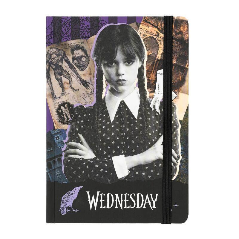 Cuaderno A5 Premium Miercoles Addams