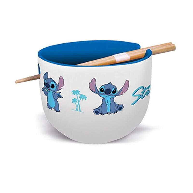 Cuenco Ramen Con Palillos Stitch Young