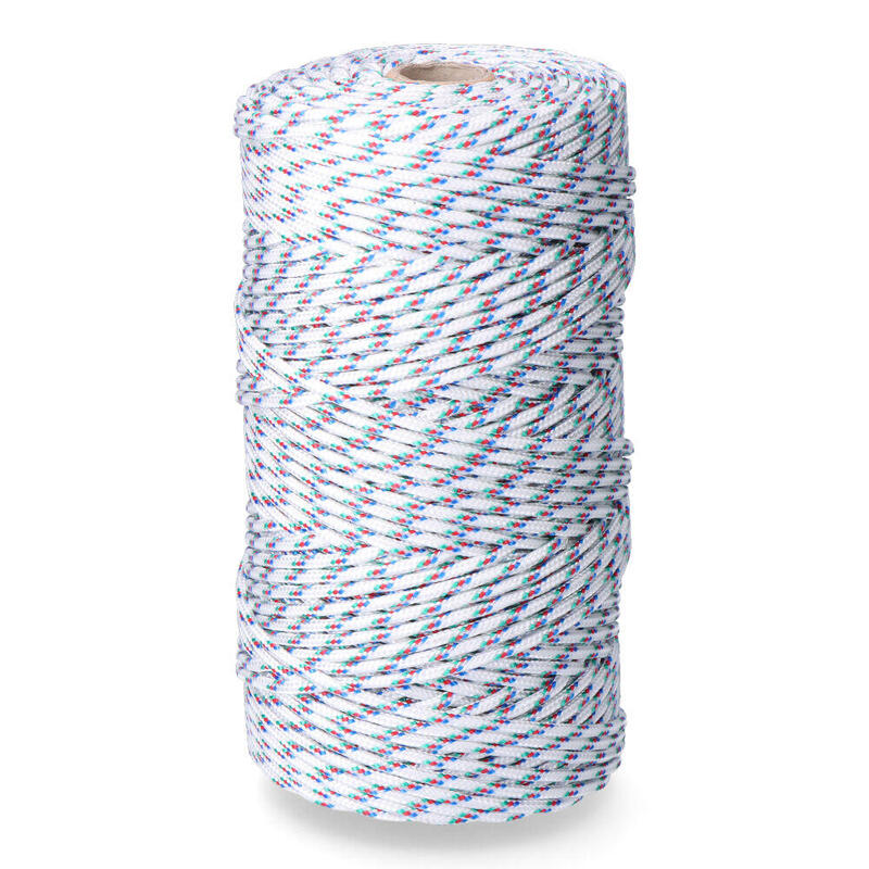 Cuerda Trenzada Pp Tricolor 5 Mm X 200 M