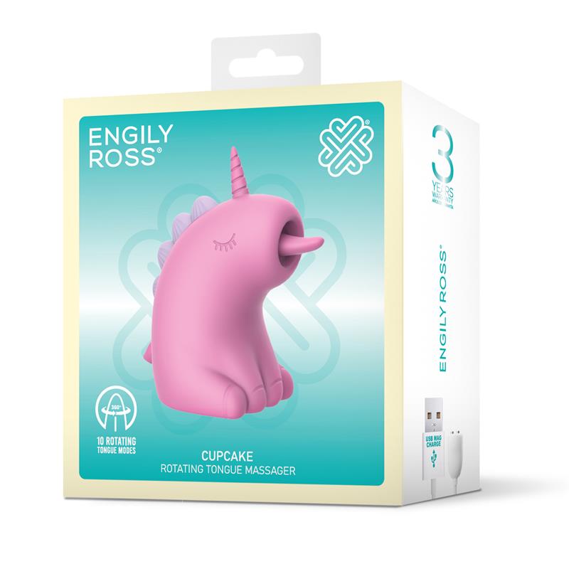 Cupcake Estimulador Con Lengua Rotadora 360º